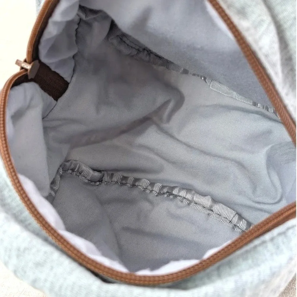 Totoro Pouch Lunch Bag Gray Fabric‎ Mini Size Travel